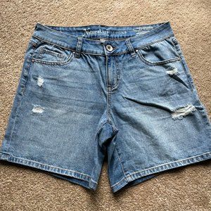 Natural Reflections jean shorts, size 8